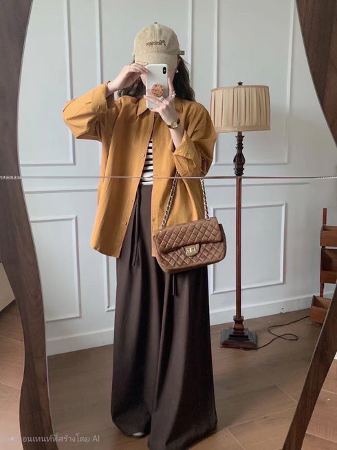 Women Cotton Casual Formal Solid Colour Shirts